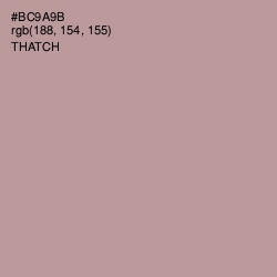#BC9A9B - Thatch Color Image