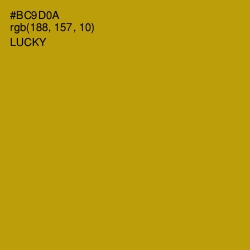 #BC9D0A - Lucky Color Image