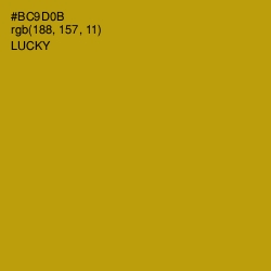 #BC9D0B - Lucky Color Image