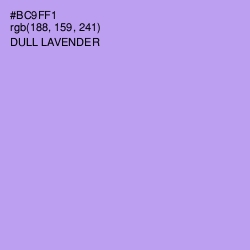 #BC9FF1 - Dull Lavender Color Image