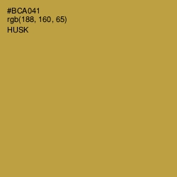 #BCA041 - Husk Color Image