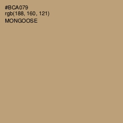 #BCA079 - Mongoose Color Image