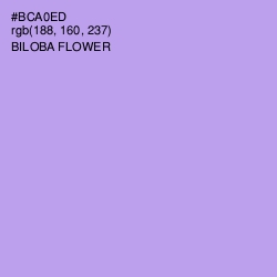 #BCA0ED - Biloba Flower Color Image