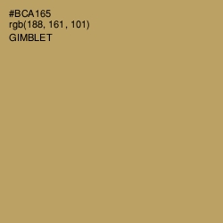 #BCA165 - Gimblet Color Image