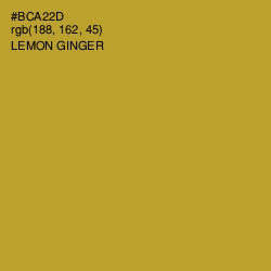 #BCA22D - Lemon Ginger Color Image