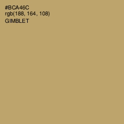 #BCA46C - Gimblet Color Image