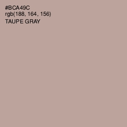 #BCA49C - Taupe Gray Color Image