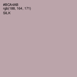 #BCA4AB - Silk Color Image