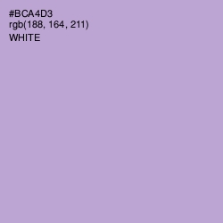 #BCA4D3 - London Hue Color Image