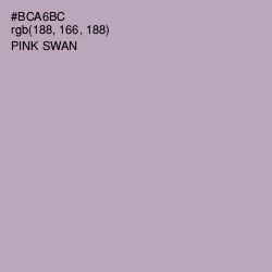 #BCA6BC - Pink Swan Color Image