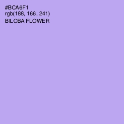 #BCA6F1 - Biloba Flower Color Image