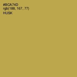 #BCA74D - Husk Color Image