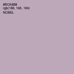 #BCA8B8 - Nobel Color Image