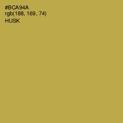 #BCA94A - Husk Color Image