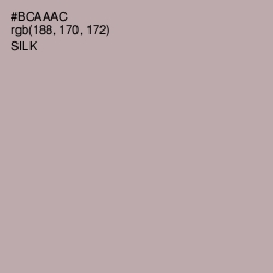 #BCAAAC - Silk Color Image