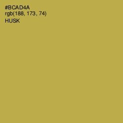 #BCAD4A - Husk Color Image