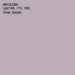 #BCADB9 - Pink Swan Color Image