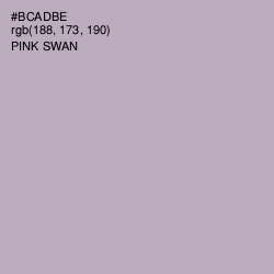 #BCADBE - Pink Swan Color Image