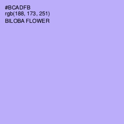 #BCADFB - Biloba Flower Color Image