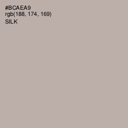 #BCAEA9 - Silk Color Image