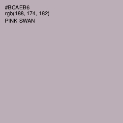 #BCAEB6 - Pink Swan Color Image