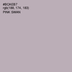 #BCAEB7 - Pink Swan Color Image