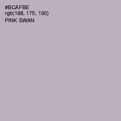 #BCAFBE - Pink Swan Color Image