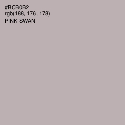 #BCB0B2 - Pink Swan Color Image