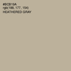 #BCB19A - Heathered Gray Color Image