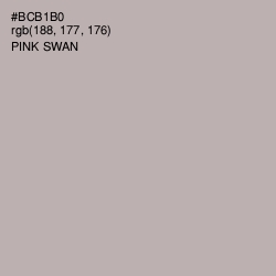 #BCB1B0 - Pink Swan Color Image