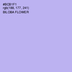 #BCB1F1 - Biloba Flower Color Image