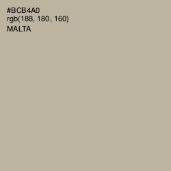 #BCB4A0 - Malta Color Image