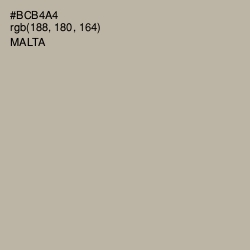 #BCB4A4 - Malta Color Image