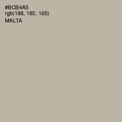 #BCB4A5 - Malta Color Image