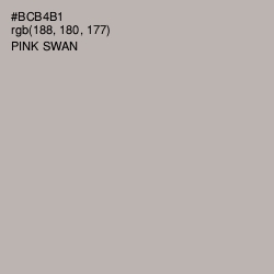 #BCB4B1 - Pink Swan Color Image