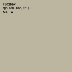 #BCB6A1 - Malta Color Image