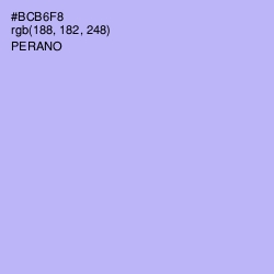 #BCB6F8 - Perano Color Image