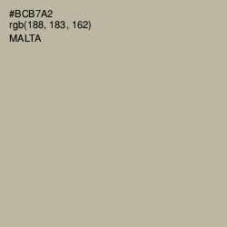 #BCB7A2 - Malta Color Image