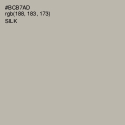 #BCB7AD - Silk Color Image