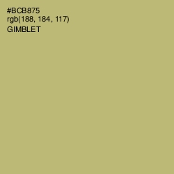 #BCB875 - Gimblet Color Image
