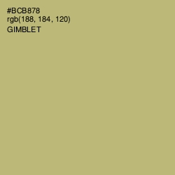 #BCB878 - Gimblet Color Image