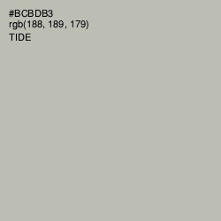 #BCBDB3 - Tide Color Image