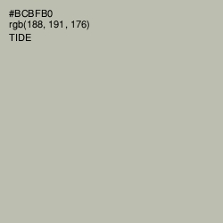 #BCBFB0 - Tide Color Image