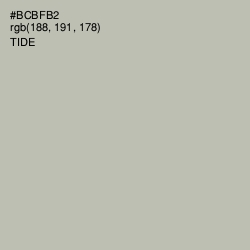 #BCBFB2 - Tide Color Image