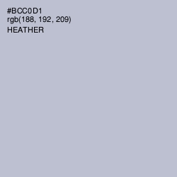 #BCC0D1 - Heather Color Image