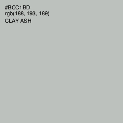 #BCC1BD - Clay Ash Color Image