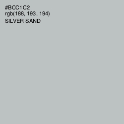 #BCC1C2 - Silver Sand Color Image