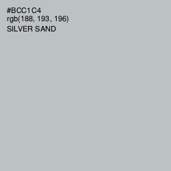 #BCC1C4 - Silver Sand Color Image