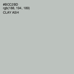 #BCC2BD - Clay Ash Color Image