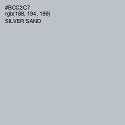 #BCC2C7 - Silver Sand Color Image